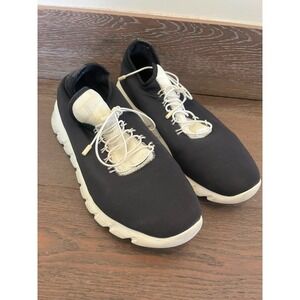 Fendi Flow Sneakers Black White Slip On Trainers Men's EU 40 US 7 Pre-Owned